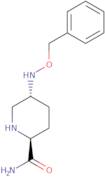(2S,5R)-5-[(Phenylmethoxy)amino]-2-piperidinecarboxamide