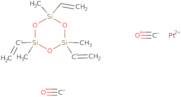 Platinumcarbonylcyclovinylmethylsiloxane complex