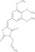 3-Prop-2-enyl-2-thioxo-5-((3,4,5-trimethoxyphenyl)methylene)-1,3-thiazolidin-4-one