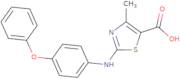 2-((4-Phenoxyphenyl)amino)-4-methyl-1,3-thiazole-5-carboxylic acid