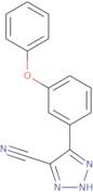 4-(3-Phenoxyphenyl)-1H-1,2,3-triazole-5-carbonitrile