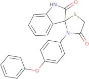 3-(4-phenoxyphenyl)spiro[1,3-thiazolidine-2,3'-indoline]-4,7-dione