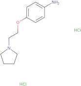 4-[2-(1-Pyrrolidinyl)ethoxy]benzenamine dihydrochloride