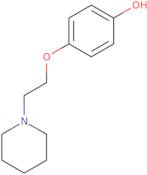 4-[[2-(1-Piperidinyl)ethyl]oxy]phenol