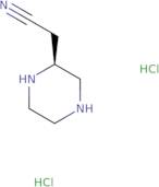 2-[(2S)-Piperazin-2-yl]acetonitrile dihydrochloride