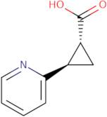 trans-2-(Pyridin-2-yl)cyclopropanecarboxylic acid