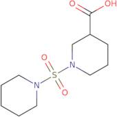 1-(1-Piperidinylsulfonyl)-3-piperidinecarboxylic acid