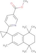 6-[(3,5,5,8,8-Pentamethyl-5,6,7,8-tetrahydronaphthalen-2-yl)cyclopropyl] nicotinic acid methyl est…