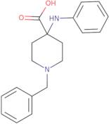 4-(Phenylamino]-1-benzyl-4-piperidinecarboxylic acid