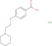 4-[2-(1-Piperidinyl)ethoxy]benzoic acid hydrochloride salt