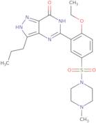Pyrazole N-demethyl sildenafil
