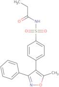 N-[4-(5-Methyl-3-phenyl-oxazol-4-yl)phenyl]sulfonylpropanamide