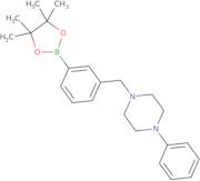 1-Phenyl-3-[4-(4,4,5,5-tetramethyl-[1,3,2]dioxaborolan-2-yl)-benzyl]piperazine