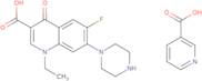 3-Pyridinecarboxylic acid mono[1-ethyl-6-fluoro-1,4-dihydro-4-oxo-7-(1-piperazinyl)-3-quinolinecar…