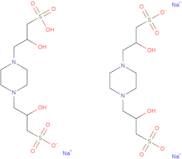 Piperazine-N,N'-bis(2-hydroxypropanesulfonic acid) sesquisodium salt