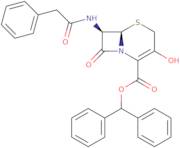 7-Phenyl acetamido-3-hydroxy-3-cephem-4-carboxylic acid diphenylmethyl ester