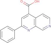 2-Phenyl-1,7-naphthyridine-4-carboxylic acid