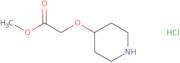 (Piperidin-4-yloxy)acetic acid methyl ester hdyrochloride