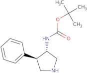 (4-Phenylpyrrolidin-3-yl)-carbamic acid tert-butyl ester