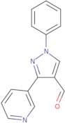 1-Phenyl-3-(3-pyridinyl)-1H-pyrazole-4-carbaldehyde