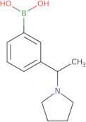 [3-(1-Pyrrolidin-1-ylethyl)phenyl]boronic acid