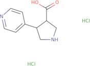 (±)-trans-4-(4-Pyridinyl)pyrrolidine-3-carboxylic acid dihydrochloride