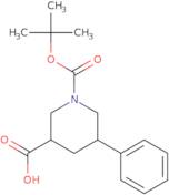 5-Phenyl-piperidine-1,3-dicarboxylic acid 1-tert-butyl ester