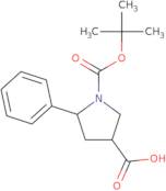 5-Phenyl-pyrrolidine-1,3-dicarboxylic acid 1-tert-butyl ester