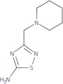 3-(piperidin-1-ylmethyl)-1,2,4-thiadiazol-5-amine