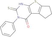 3-phenyl-2-sulfanyl-3,5,6,7-tetrahydro-4h-cyclopenta[4,5]thieno[2,3-d]pyrimidin-4-one