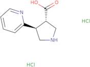 (+/-)-trans-4-(2-Pyriidinyl)pyrollidine-3-carboxylic acid dihydrochloride