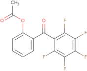 2-(Pentafluorobenzoyl)phenyl acetate