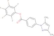 Pentafluorophenyl 4-(3,5-dimethyl-1H-pyrazol-1-yl)benzoate