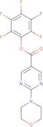 Pentafluorophenyl 2-(4-morpholinyl)-5-pyrimidinecarboxylate