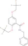 N-(2-Pyridinylmethyl)-2,5-bis(2,2,2-trifluoroethoxy)benzamide
