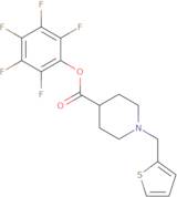 Pentafluorophenyl 1-(2-thienylmethyl)-4-piperidinecarboxylate
