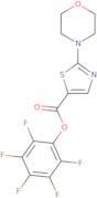 Pentafluorophenyl 2-(4-morpholinyl)-1,3-thiazole-5-carboxylate