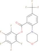 Pentafluorophenyl 2-(4-morpholinyl)-5-(trifluoromethyl)benzoate