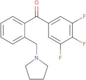 [2-(1-Pyrrolidinylmethyl)phenyl](3,4,5-trifluorophenyl)methanone