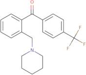 [2-(1-Piperidinylmethyl)phenyl][4-(trifluoromethyl)phenyl]methanone