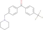 [4-(1-Piperidinylmethyl)phenyl][4-(trifluoromethyl)phenyl]methanone