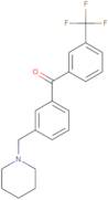 [3-(1-Piperidinylmethyl)phenyl][3-(trifluoromethyl)phenyl]methanone