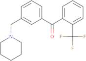 [3-(1-Piperidinylmethyl)phenyl][2-(trifluoromethyl)phenyl]methanone