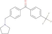 [4-(1-Pyrrolidinylmethyl)phenyl][4-(trifluoromethyl)phenyl]methanone