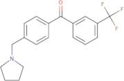 [4-(1-Pyrrolidinylmethyl)phenyl][3-(trifluoromethyl)phenyl]methanone