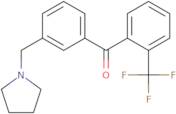 [3-(1-Pyrrolidinylmethyl)phenyl][2-(trifluoromethyl)phenyl]methanone