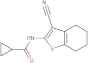 N-(3-Cyano-4,5,6,7-tetrahydro-1-benzothiophen-2-yl)cyclopropanecarboxamide