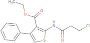 Ethyl 2-(3-chloropropanamido)-4-phenylthiophene-3-carboxylate