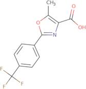 5-Methyl-2-[4-(trifluoromethyl)phenyl]-1,3-oxazole-4-carboxylic acid