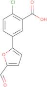 2-Chloro-5-(5-formyl-furan-2-yl)-benzoic acid